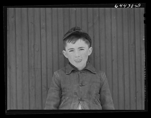 Untitled photo, possibly related to: Meeker County, Minnesota. One of the McRaith grandchildren