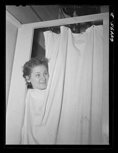 Untitled photo, possibly related to: Burlington, Iowa. Acres unit FSA (Farm Security Administration) trailer camp for workers at Burlington ordnance plant
