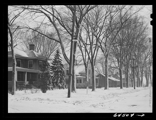 Volta, Illinois. Residential section