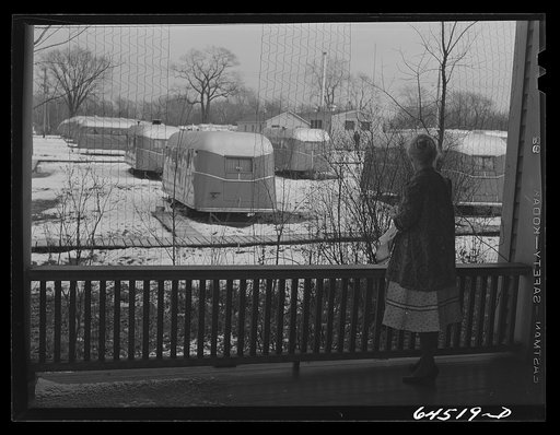 Burlington, Iowa. Acres unit, FSA (Farm Security Administration) trailer camp. The camp is in a residential section