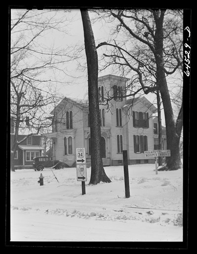 Untitled photo, possibly related to: Volta, Illinois. Residential section
