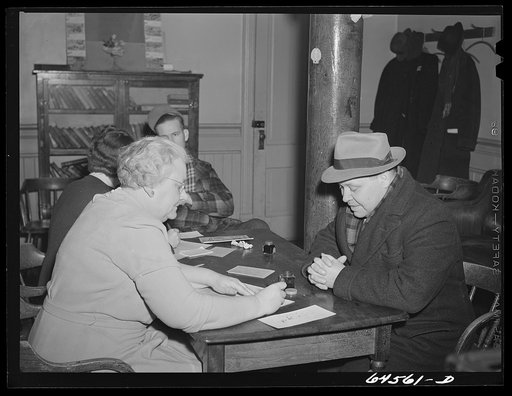 Untitled photo, possibly related to: Glencoe, Minnesota. Selective Service registration for men twenty to forty-four not previously registered