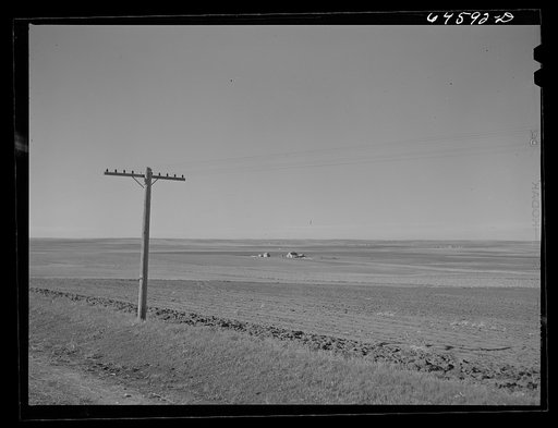 Dewey County, South Dakota. Great Plains farmstead