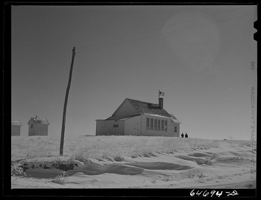 Morton County, North Dakota. Schoolhouse