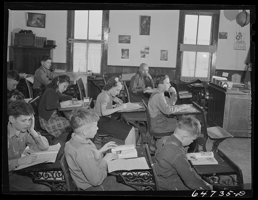 Stark County, North Dakota. Rural school