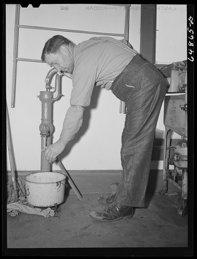 Untitled photo, possibly related to: Adams County, North Dakota. North Dakota stock farmer, George P. Moeller