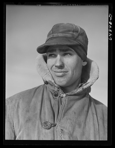 Morton County, North Dakota. John Neidhardt, farm boy