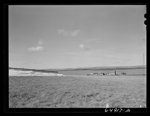 McCone County, Montana. Eastern Montana farm
