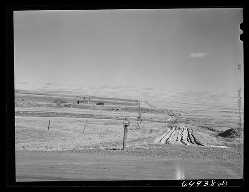 McCone County, Montana. Dry land area