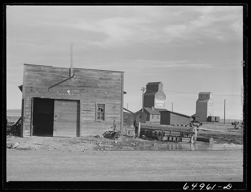 Brockway, Montana. Railhead for a stock and grain country nearly fifty miles square