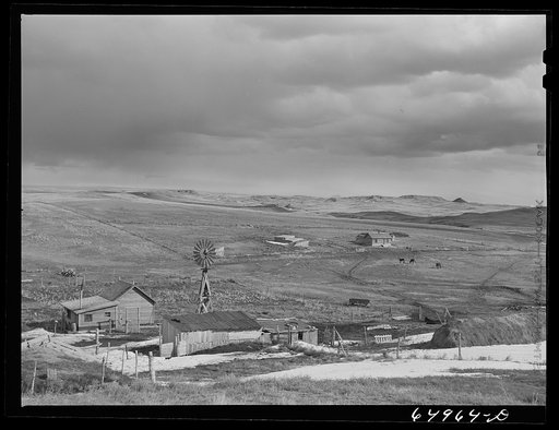 Garfield County, Montana. Sheep ranch of Charles McKenzie