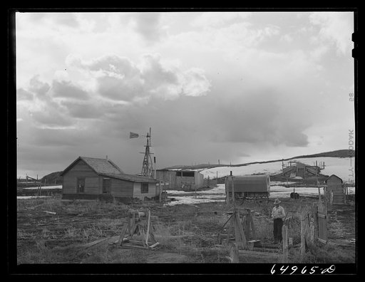 Garfield County, Montana. Sheep ranch of Charles McKenzie