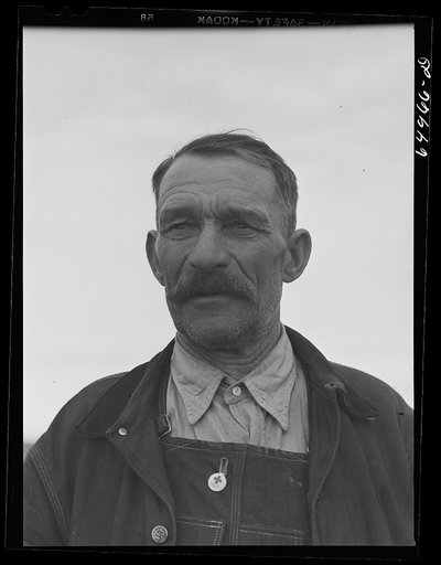 McCone County, Montana. Russian-born homesteader and dry land farmer