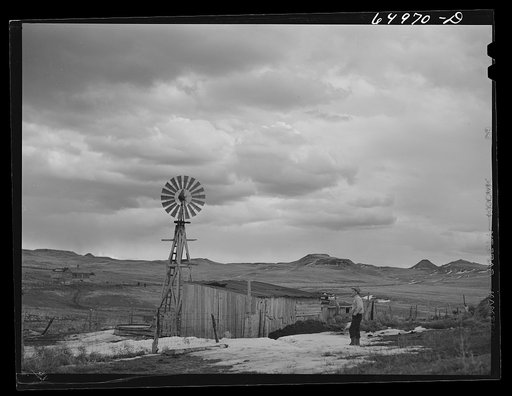Garfield County, Montana. Sheep ranch of Charles McKenzie