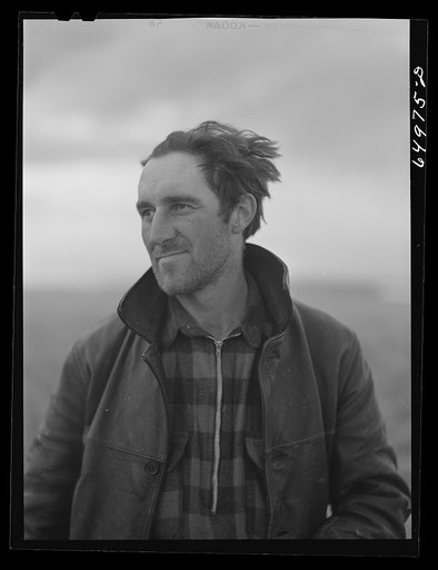 Untitled photo, possibly related to: Garfield County, Montana. Sheepherder