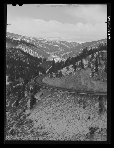 Butte, Montana. Pipestone Pass leading into Butte, Montana