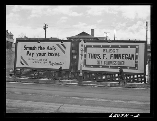 Helena, Montana. Outdoor advertising