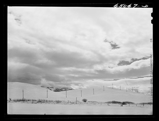 Park County, Montana. Telephone line