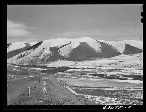 Granite County, Montana. U.S. highway no. 10