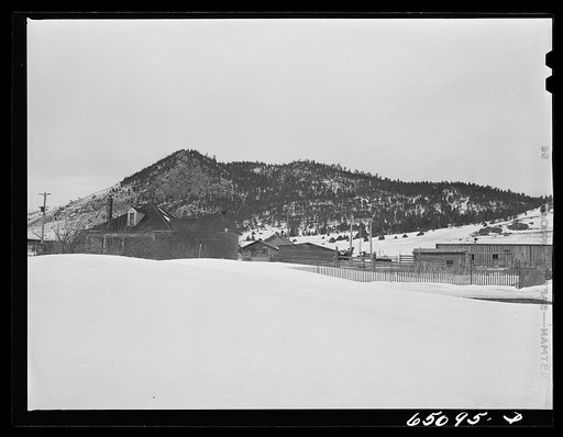 Untitled photo, possibly related to: Lewis and Clark County, Montana. Ranch