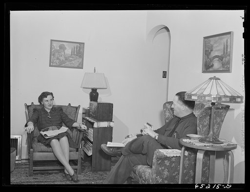Kalispell, Montana. Mr. and Mrs. Howard Harper. Mr. Harper is the county supervisor in charge of the FSA (Farm Security Administration) Flathead Valley special area project