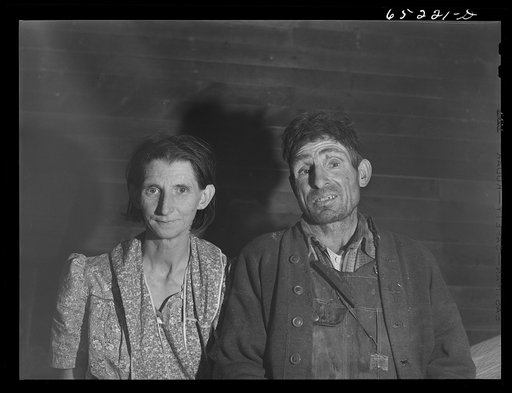 Flathead Valley special area project, Montana. Mr. and Mrs. Ballinger, FSA (Farm Security Administration) borrowers, have a land clearing loan