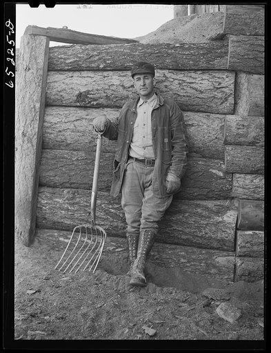 Flathead Valley special area project, Montana. Mr. Bailey, FSA (Farm Security Administration) borrower