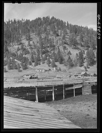 Bitterroot Valley, Ravalli County, Montana. Ranch in Ross's Hole