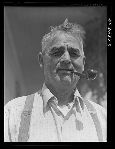 Untitled photo, possibly related to: Beaverhead County, Montana. An old rancher who came from Iowa as a young man and settled here in the Big Hole Basin in 1888