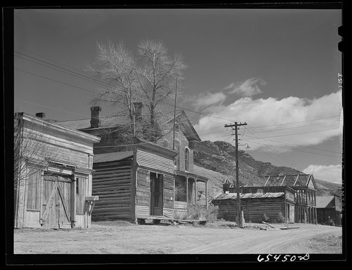 Bannack, Montana. Bannack is now a ghost town of about twelve population, but it was once one of the early mining camps of Montana, and the first capitol of the state
