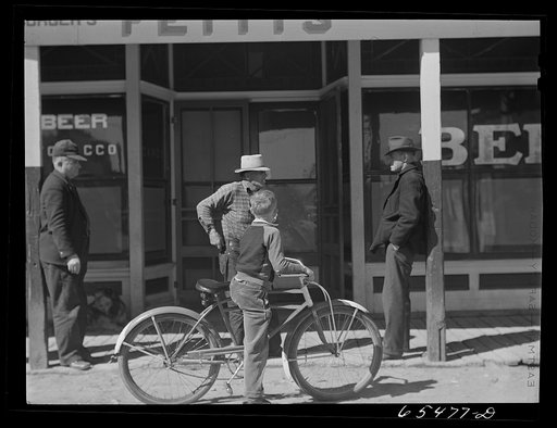 Untitled photo, possibly related to: Wisdom, Montana. Saturday afternoon