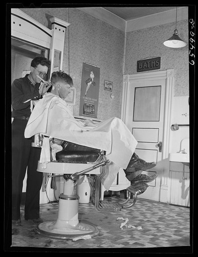 Wisdom, Montana. Barbershop