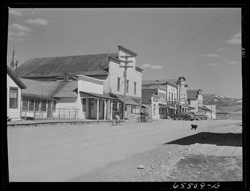 Untitled photo, possibly related to: Wisdom, Montana. Largest of the two towns in the Big Hole Basin, with a population of 385
