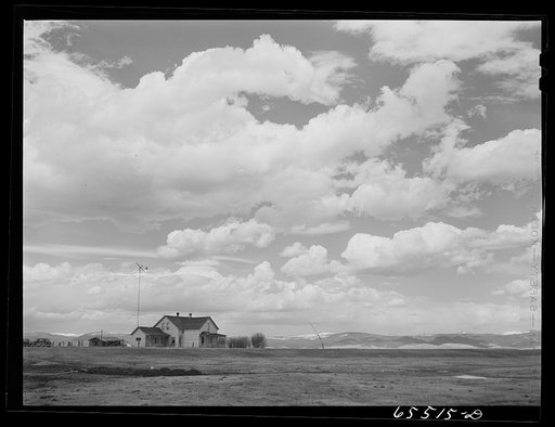 Walt Stewart's ranch house in the Big Hole Basin. His father settled here in the 1890s