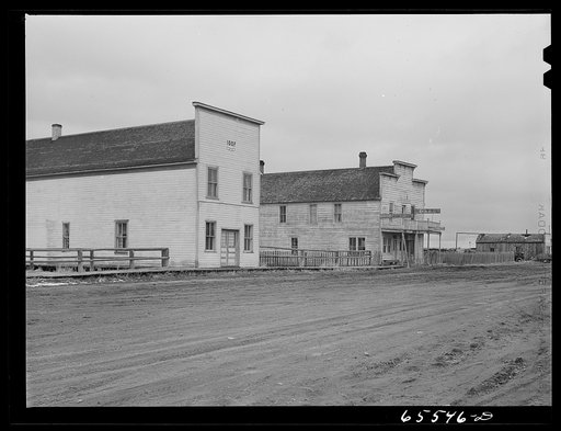 Jackson, Montana. Main street of Jackson, the second town in the Big Hole Basin with a population of about 120