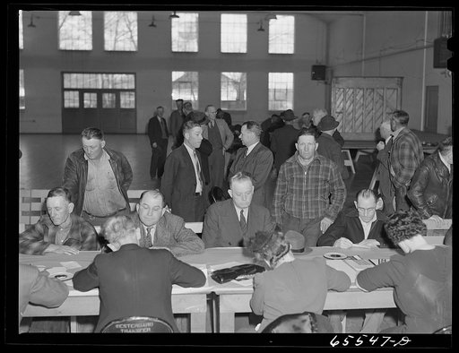 Idaho Falls, Idaho. Selective Service registration for men forty-five to sixty-five