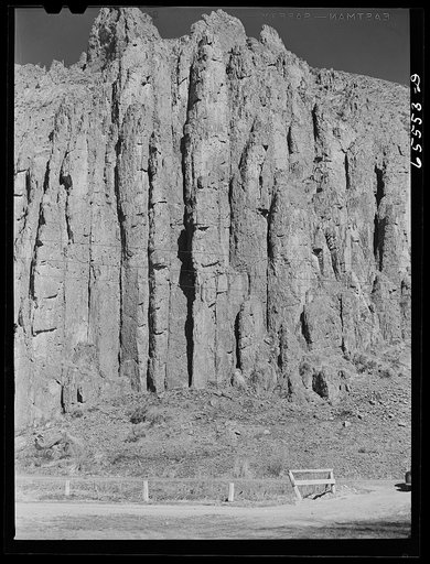 Beaverhead County, Montana. Rock formation along U.S. highway number ninety-one