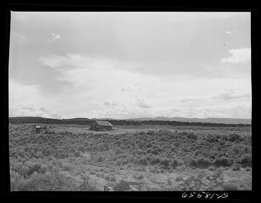 Duchesne County, Utah. Abandoned building