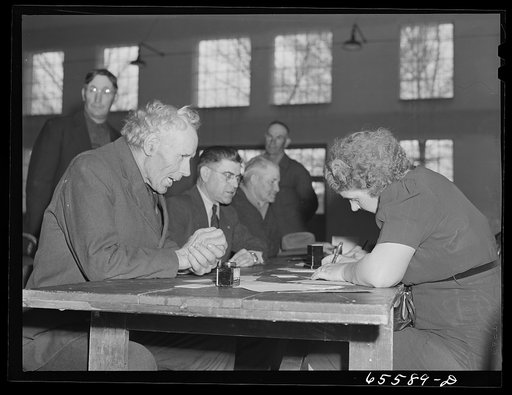 Idaho Falls, Idaho. Selective Service registration for men forty-five to sixty-five