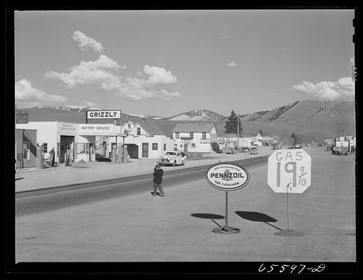 Missoula, Montana. Entering the town