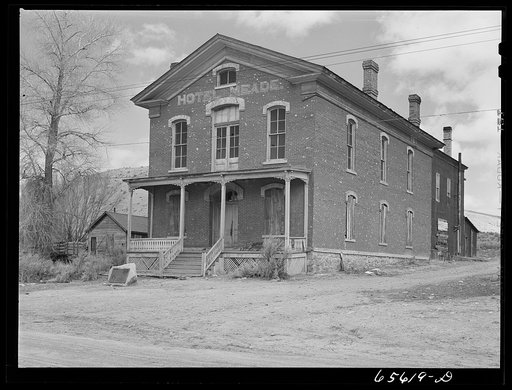 Bannack, Montana. Old hotel