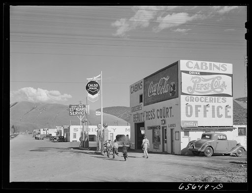 Missoula, Montana. Entering the town