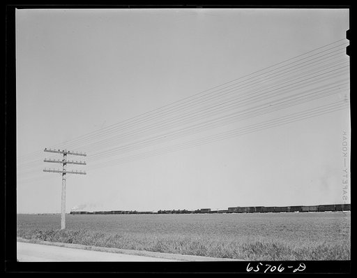 Lancaster County, Nebraska. Freight train