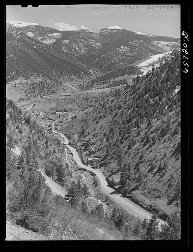 Road into Idaho Springs, Colorado