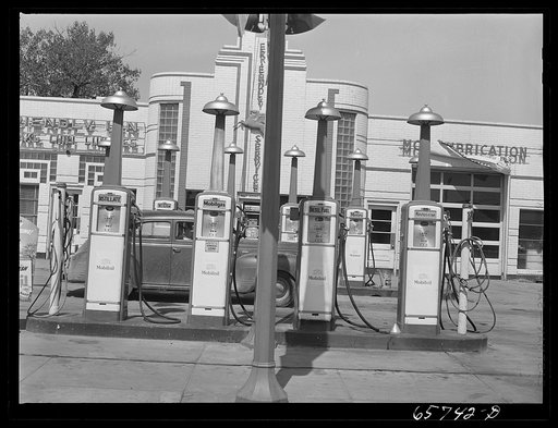 North Platte, Nebraska. Gas station
