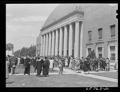 Lincoln, Nebraska. Graduation at the University of Nebraska