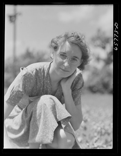 Lancaster County, Nebraska. Mrs. Pierce, wife of FSA (Farm Security Administration) borrower