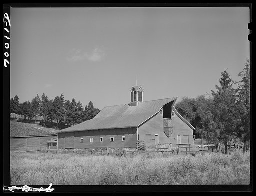 Untitled photo, possibly related to: Barn. Whitman County, Washington