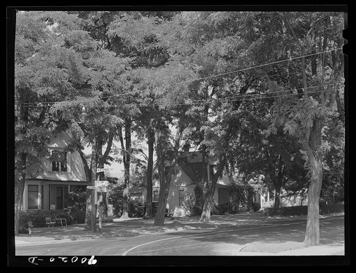 Shaded street. Waitsburg, Washington