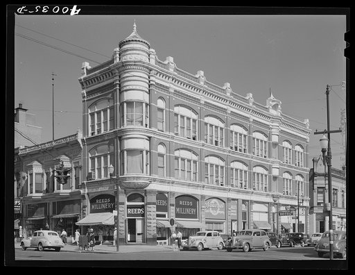 Untitled photo, possibly related to: Building in town. Walla Walla, Washington